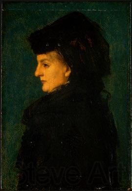 Jean-Jacques Henner Madame Uhring France oil painting art